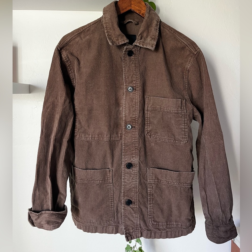 H&M Men's Chocolate Corduroy Jacket